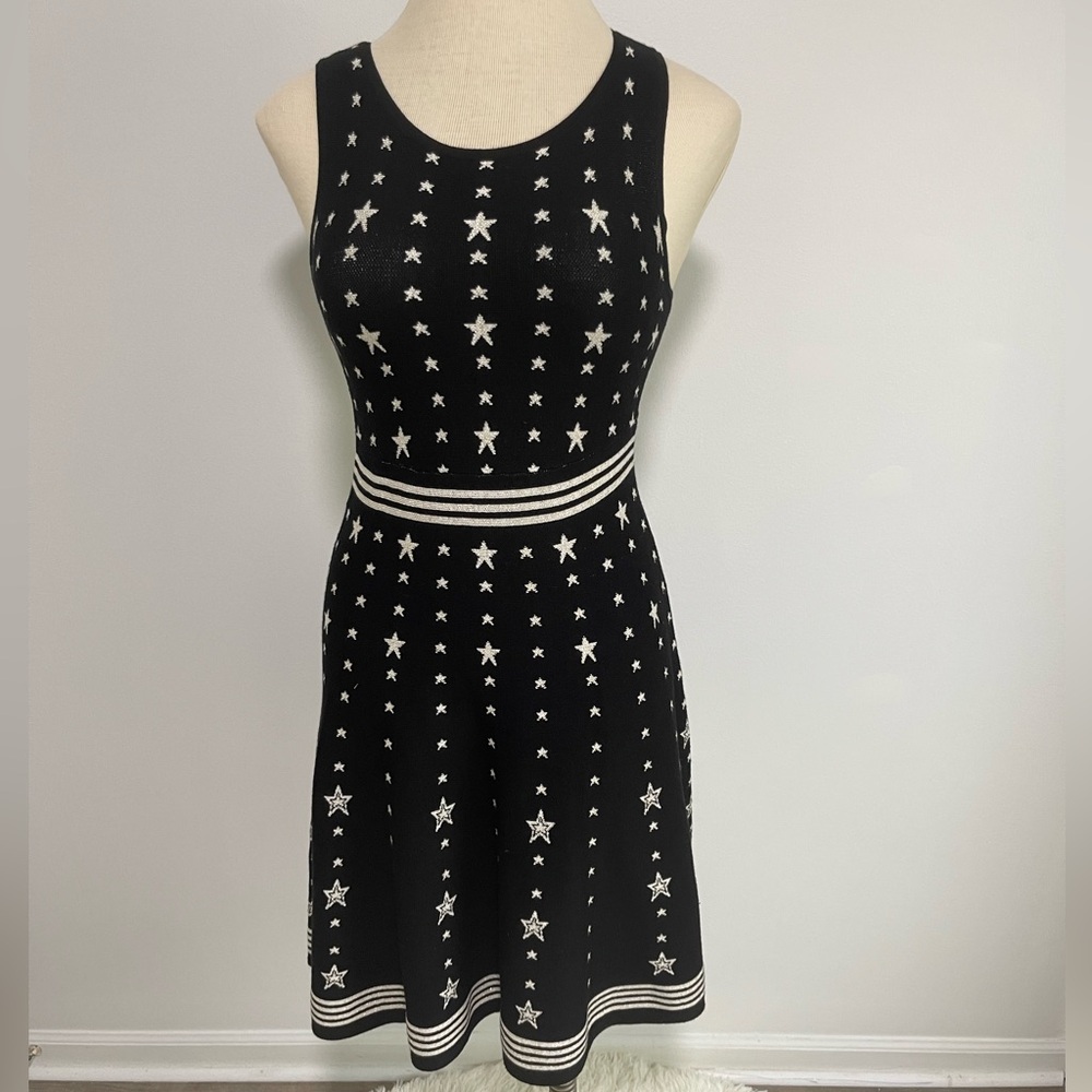 Torrid Star Print Sleeveless Fit & Flare A Line Dress, Size: 00 (Medium) NWT!